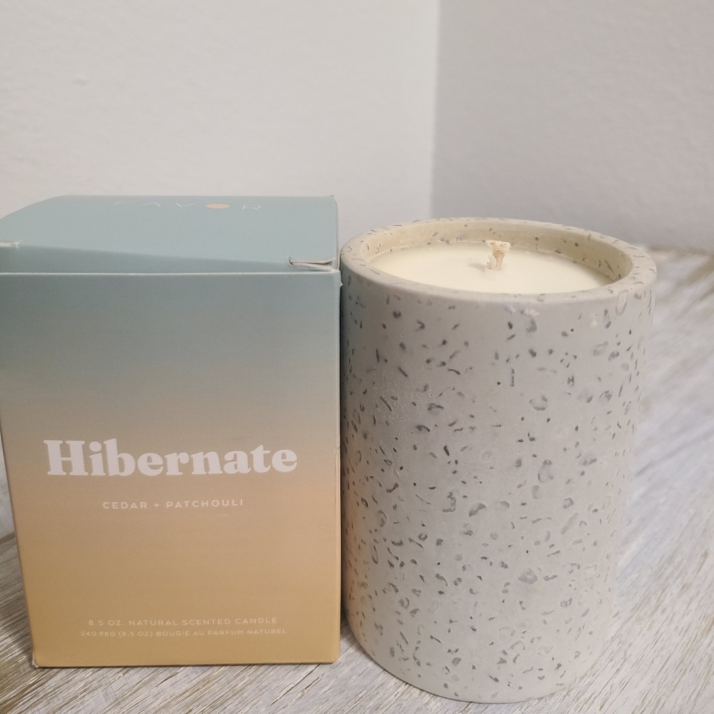 Hibernate Cedar and Patchouli Natural Scented Candle 8.5 oz